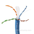 Cable de alta calidad de 500MHz Pass 8000Test CAT6A UTP